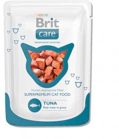 Brit Паучи для взрослых кошек Care с тунцом (Tuna) 100119 | Tuna, 0,08 кг, 38517 (2 шт)