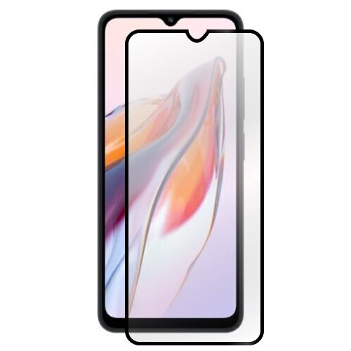 горящие скидки red line для xiaomi redmi 9 black Защитное стекло Red Line для Xiaomi Redmi 12C Full Screen Tempered Glass Full Glue Black УТ000034001