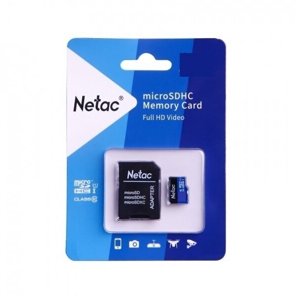 Карта памяти Netac MicroSD 128GB U1C10 80Mb/s+adp - фотография № 6