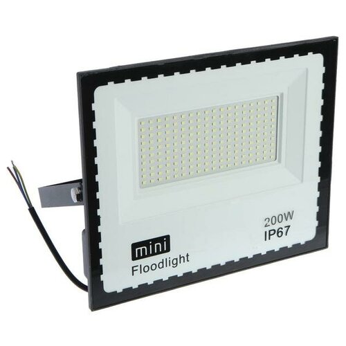 Прожектор светодиодный Luazon Lighting 200 Вт, 15400 Лм, 6500К, IP66, 220V