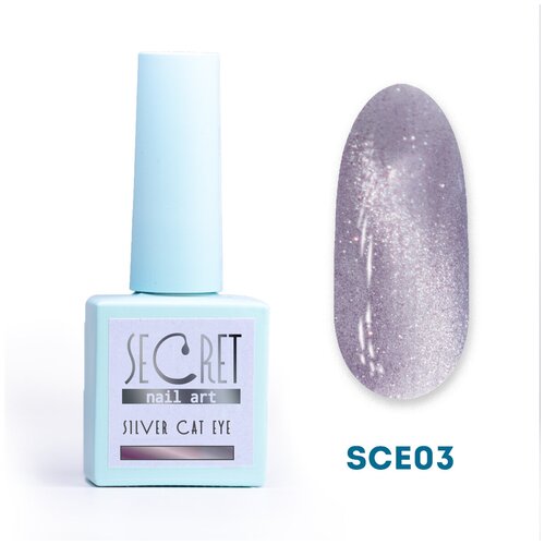 Гель-лак Secret Silver Cat Eye SCE03