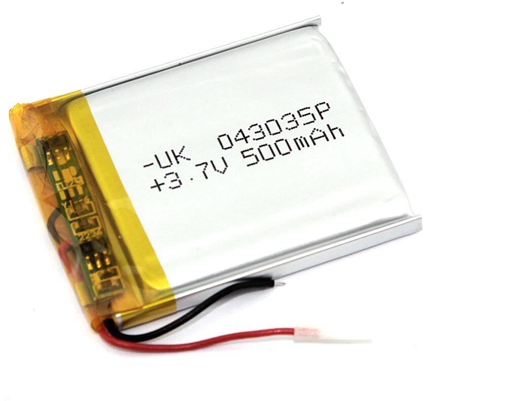 Аккумулятор Li-Pol (батарея) 4*30*35мм 2pin 3.7V/500mAh