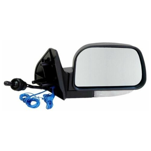 Зеркало боковое правое ВАЗ 2108-2115 модель Т-9 УБО с тросовым приводом регулировки с сферическим противоослепляющим отражателем нейтрального тона С системой обогрева и указателем поворота 1702₽