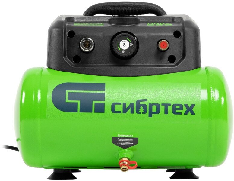 Компрессор воздушный безмаслянный Сибртех BL 1100/6 58059 - фото №5