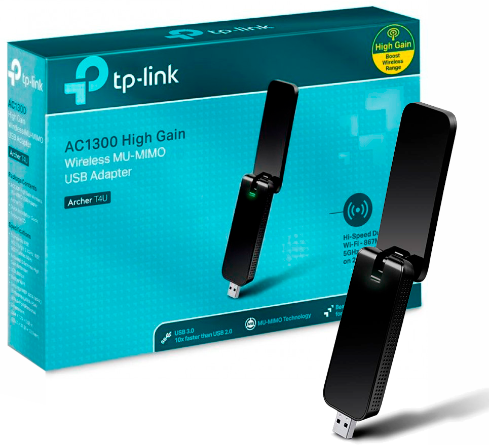 Приемник Wi-Fi TP-LINK Archer T4U TP-Link - фото №16