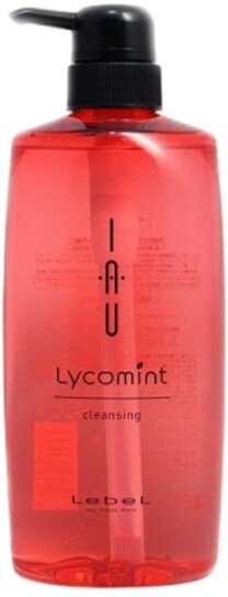 Lebel IAU Lycomint Cleansing - Очищающий шампунь для мытья головы с эффектом антивозрастного ухода за кожей головы 600мл
