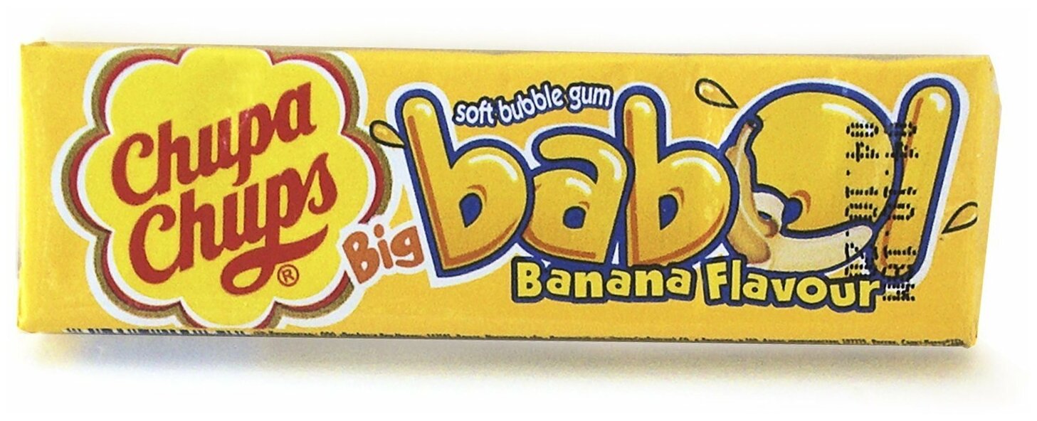 Жевательная резинка Chupa Chups BIG BABOL со вкусом банана, 24шт по 21г - фотография № 5