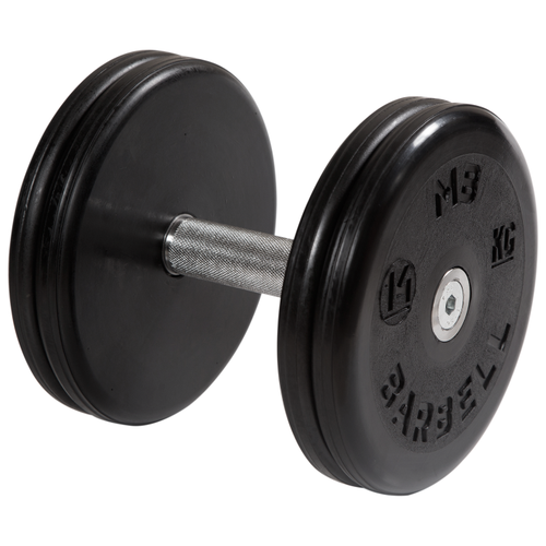 Гантель неразборная MB Barbell MB-FdbEM-B черный