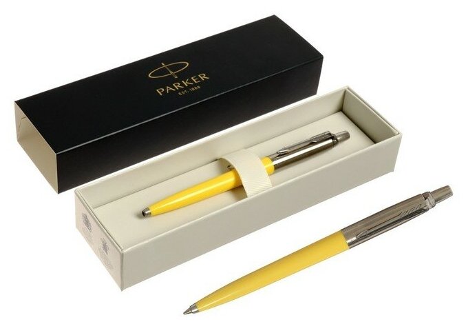 Ручка Шариковая ТероПром 9395321 Parker Jotter K60 Originals Color Plastic 2019 Yellow СT M син.стер