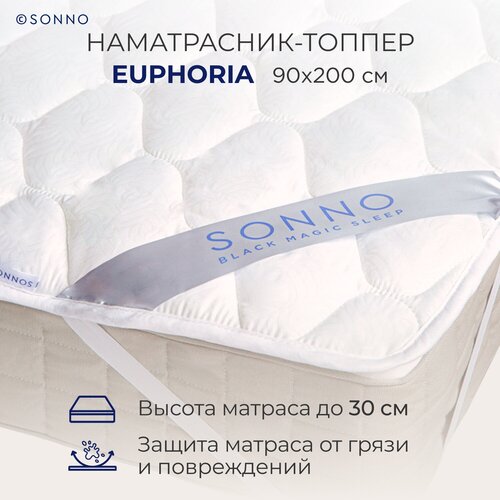 Наматрасник-топпер SONNO EUPHORIA стеганый 60х120