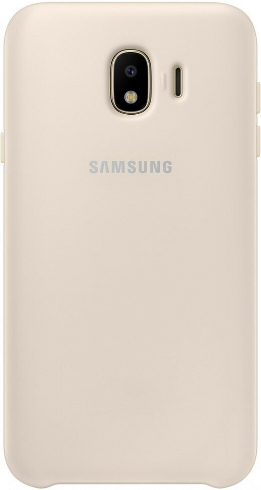 Накладка Dual Layer Cover для Samsung Galaxy J4 (2018) J400 EF-PJ400CFEGRU золотистая