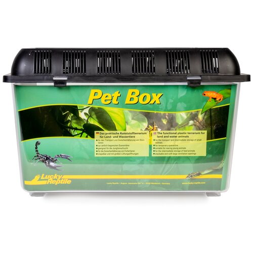 фото Переноска для рептилий lucky reptile "pet box medium", 32.5x22x21см (германия)