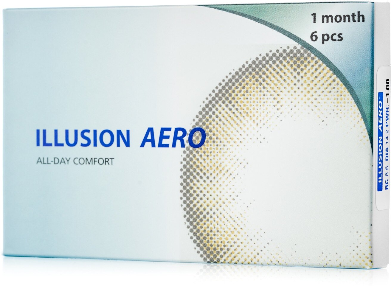 Контактные линзы ILLUSION AERO -5,0D R8.6 6шт.