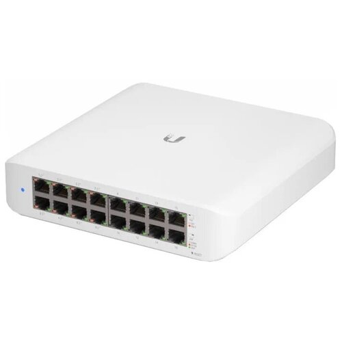 Управляемый коммутатор с PoE Ubiquiti UniFi Switch Lite 16 POE коммутатор ubiquiti unifi switch xg 6 poe us xg 6poe poe 40вт управляемый layer 2