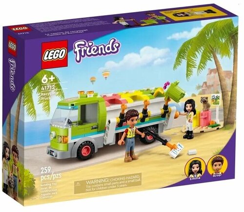 Конструктор Lego Friends, Грузовик для переработки отходов, для детей от 6 лет (41712-L)