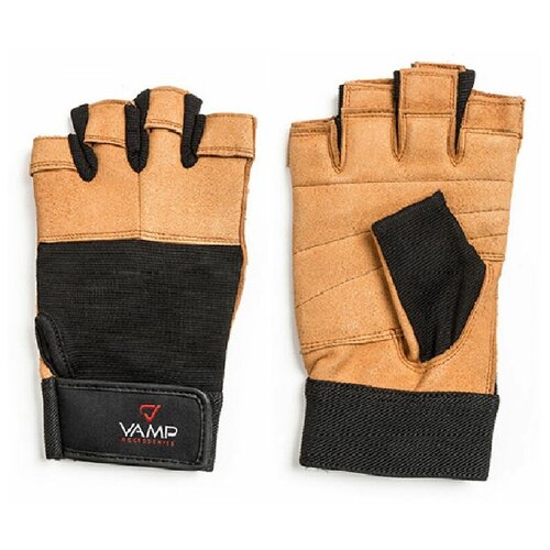 фото Перчатки для фитнеса vamp / 530 перчатки / xl / коричневый