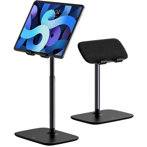 Настольная подставка - держатель для планшета и телефона Baseus Youth Tablet Desk Stand Telescopic Version (SUZJ-01), Цвет: черный