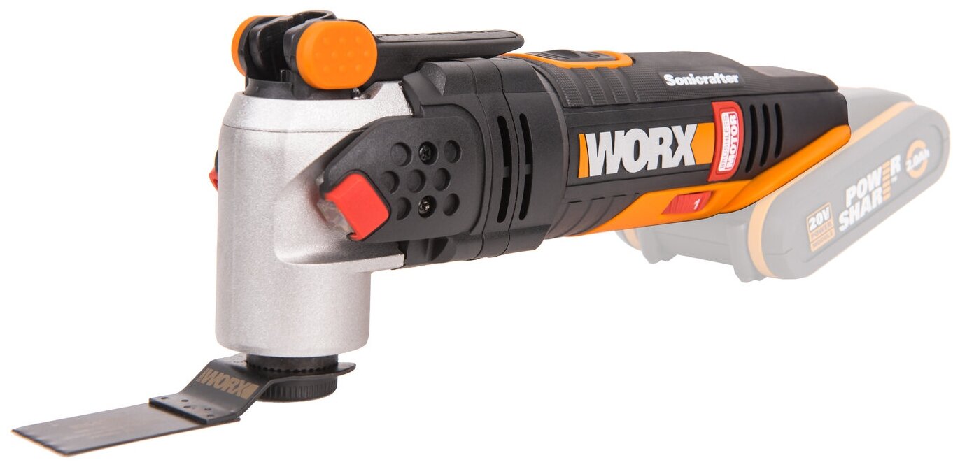 Реноватор аккумуляторный WORX WX693.9, 20В, бесщеточный, без АКБ и ЗУ, коробка