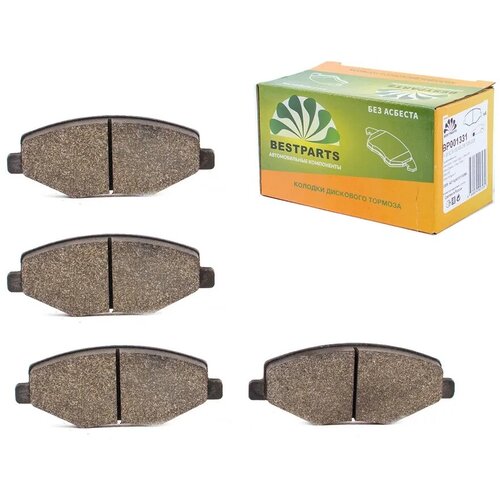 Колодки тормозные передние Chery Fora, Tiggo BESTPARTS BP001331