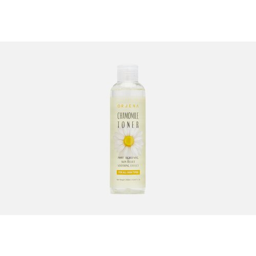 ORJENA Тонер для лица с экстрактом ромашки, Chamomile Toner 250 мл orjena тонер для лица с экстрактом ромашки chamomile toner 250 мл