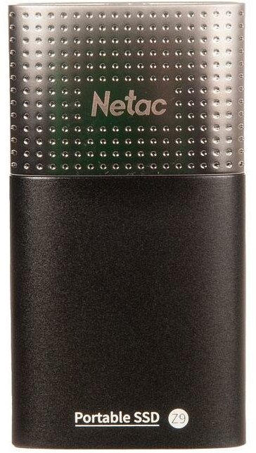 SSD External Netac 500Gb Z9 (USB3.2 up to 550/480MBs 90х47.5х11.5mm Aluminium+Plastic)