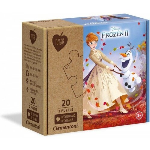 Пазл Clementoni 2X20 Disney Frozen. Холодное сердце 2, арт.24773 пазл clementoni 24 maxi disney frozen холодное сердце арт 24224
