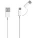 Xiaomi Кабель Xiaomi ZMI USB-C/Micro USB to USB 1 метр White белый AL501 / SJX02ZM