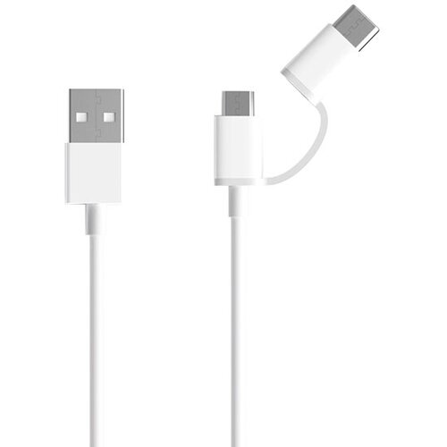 Xiaomi Кабель Xiaomi ZMI USB-C/Micro USB to USB 1 метр White белый AL501 / SJX02ZM