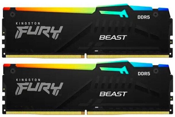 Модуль памяти Kingston Fury DDR5 DIMM5 5200MHz PC-32000 CL40 - 32Gb KF552C40BBAK2-32