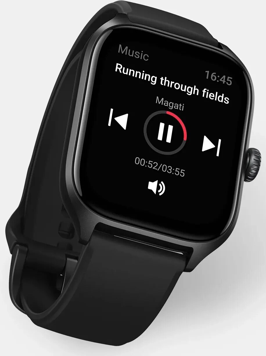 Умные часы Amazfit GTS 4, черные - фото №9