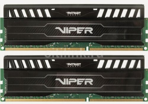 Изображение товара Оперативная память Patriot Memory DDR3 16Gb (2x8Gb) 1866MHz pc-14900 (PV316G186C0K)
