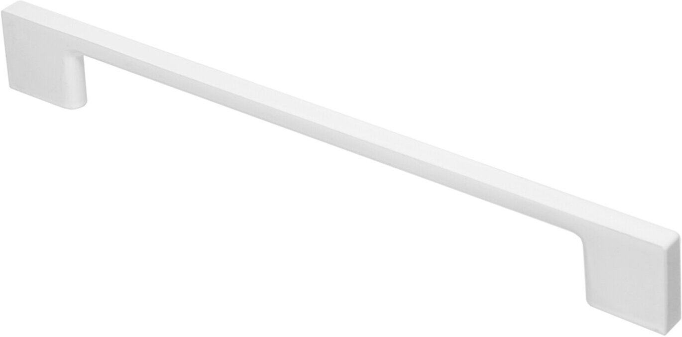 Ручка-скоба мебельная 192мм цвет матовый белый.
