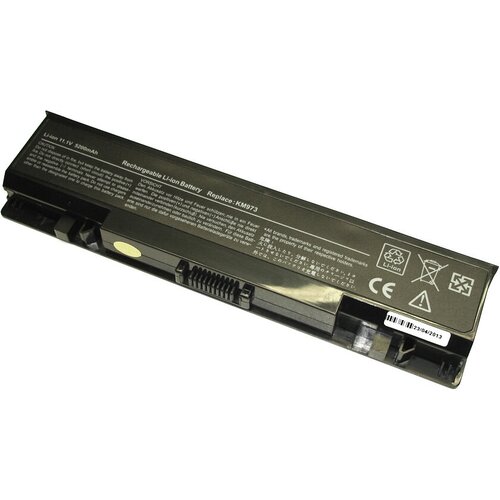 Аккумуляторная батарея для ноутбука Dell Studio 1737 (KM973) 11.1V 5200mAh черный OEM