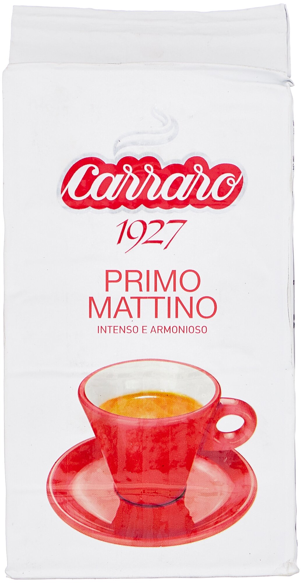 Кофе молотый Carraro Primo Mattino (Примо Маттино) 250г - фотография № 1