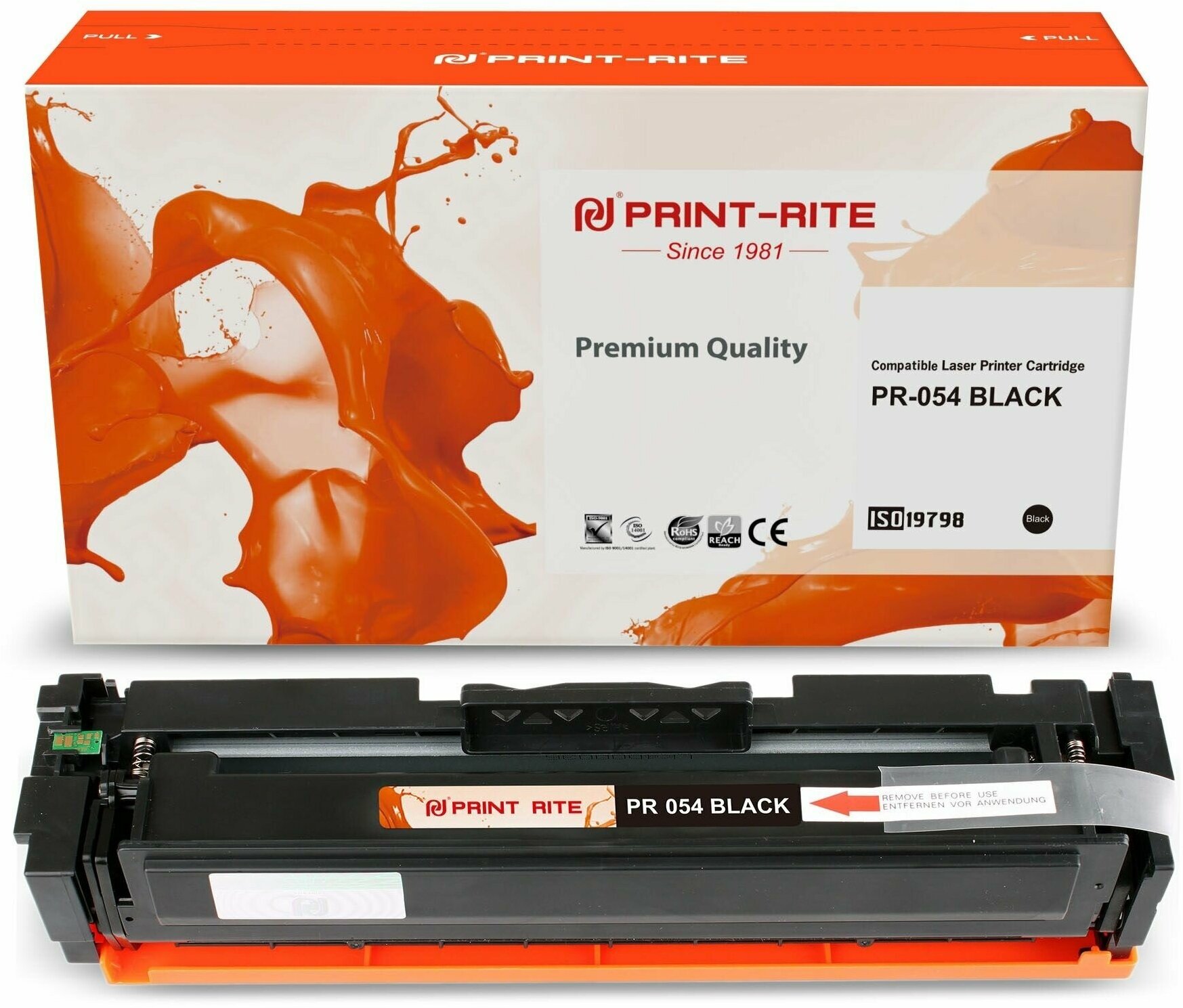 Картридж лазерный Print-Rite TFCA05BPU1J PR-054 BLACK 054 Black черный
