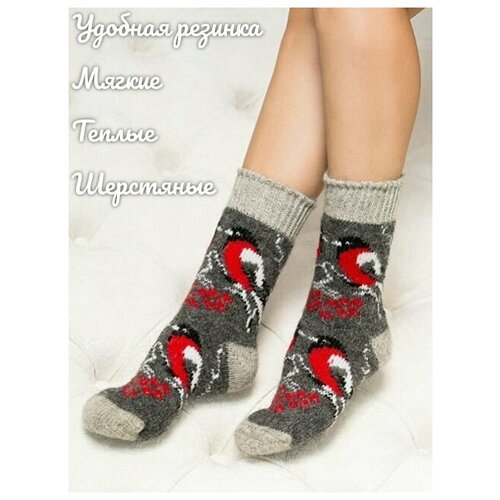 фото Носки зимние шерстяные, n6r48-4, бабушкины носки