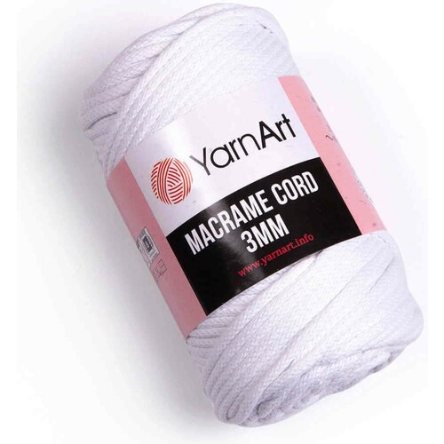 Пряжа YarnArt Macrame cord 3mm 60%хлопок/40%полиэстер/вискоза, 85м, 250г