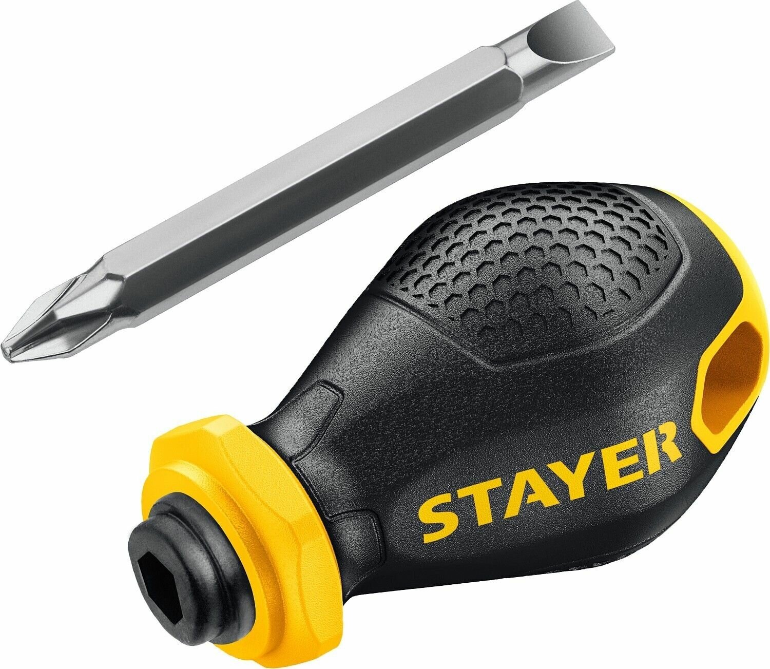 STAYER Hercules-Mini 2-in-1 38 мм переставная отвертка PH2/SL6