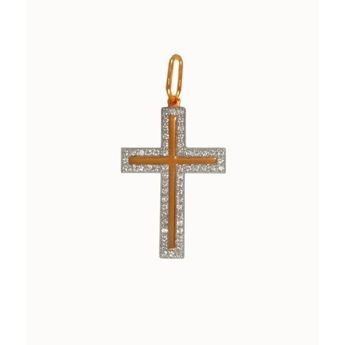 Подвеска Goldika Подвеска из золота 31180038, красное золото, 585 проба, бесцветный