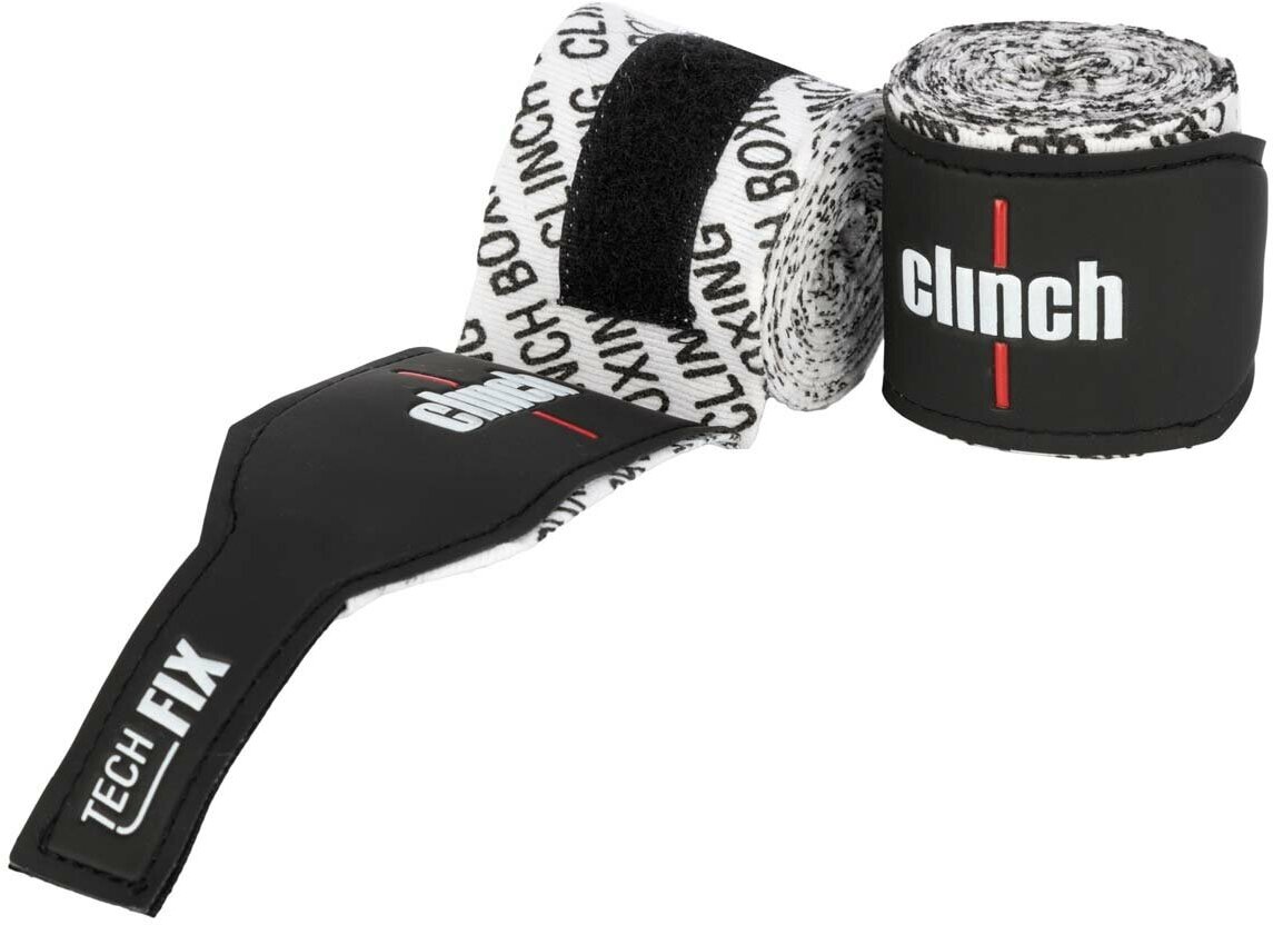 C140 Бинты эластичные Clinch Boxing Crepe Bandage Tech Fix белые - Clinch - Белый - 3,5 м.