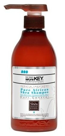 Saryna Key (Сарина Кей) Curl Control Pure African Shea Butter Treatment Shampoo / Восстанавливающий шампунь с Африканским маслом Ши для вьющихся волос, 500 мл