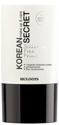 Relouis Праймер для лица бессиликоновый Secret Make Up & Care Silicone Free Primer, 20 г, белый