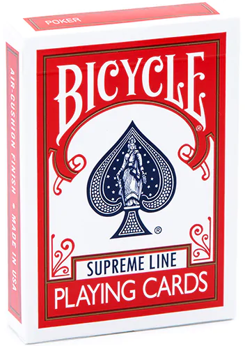 Карты "Bicycle Supreme Line Standard Index red"