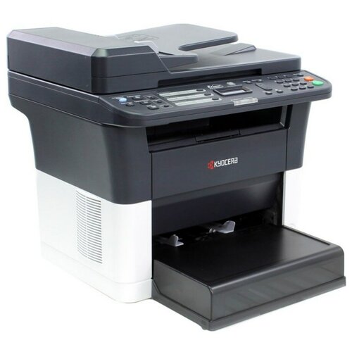 МФУ лазерный Kyocera FS-1125MFP (А4, принтер/сканер/копир/факс, 1800x600dpi, 25ppm, 64Mb, ADF40, Duplex, Lan, USB) (1102M73RU2)