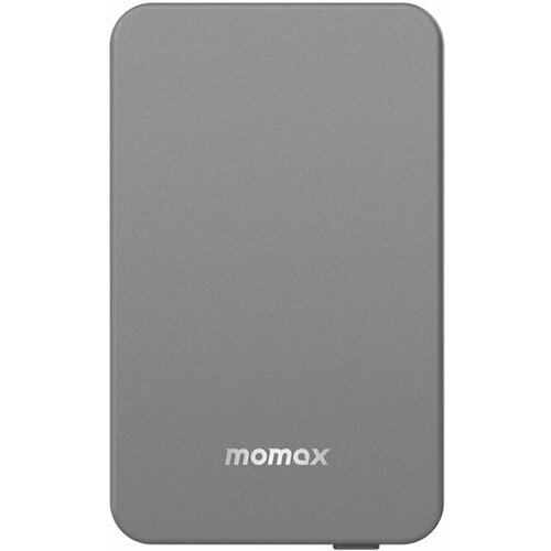 Внешний аккумулятор с беспроводной зарядкой Momax Q.Mag Power 6 Magnetic Wireless Battery Pack 5000mAh Space Grey (IP106E)