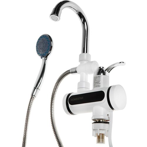 Водонагреватель HOMESTAR HS-0113D проточный 3 кВт серебристый 369100₽