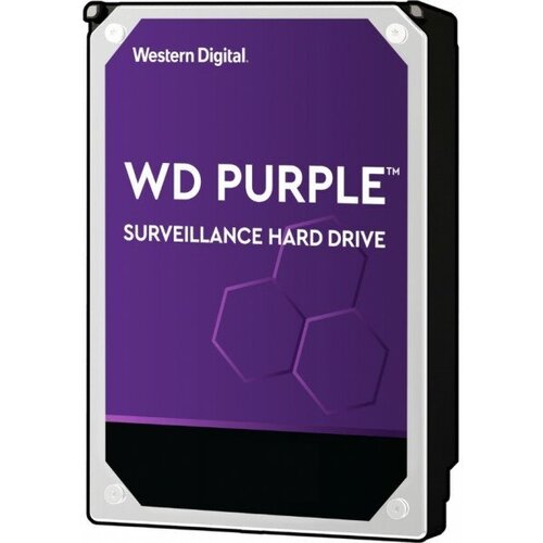 Жёсткий диск WD 2000Gb WD22PURZ 256Mb SATA III Caviar Purple жёсткий диск wd 3 5 sata iii video purple pro 10000gb wd101purp