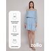 Платье Zolla, повседневное, полуприлегающее, мини, размер M, голубой
