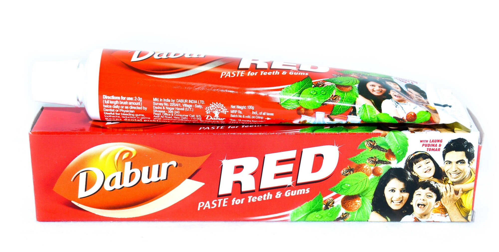 Dabur Зубная паста Red для комплексного ухода за полостью рта, 100гр.