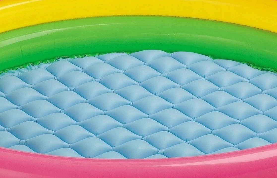 Детский бассейн Intex 61см/яркий надувной бассейн для детей до 3 лет/разноцветный - фотография № 3